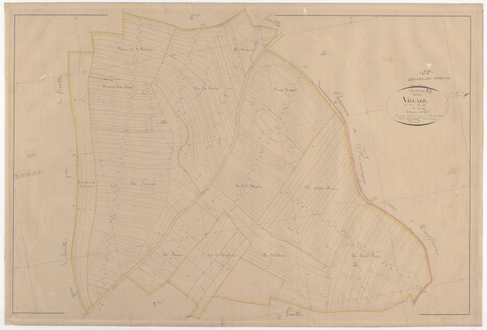 GESNES - Section A - du Village - feuille 08