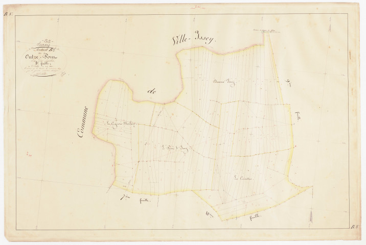 SORCY-SAINT-MARTIN - Section B de Outre-Pont feuille 08