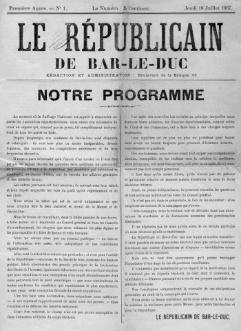 Le Républicain de Bar-Le-Duc