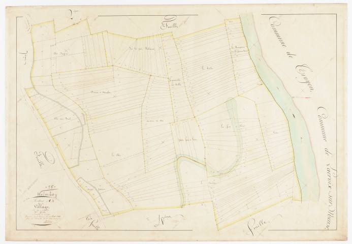 WOIMBEY - Section A du Village feuille 03