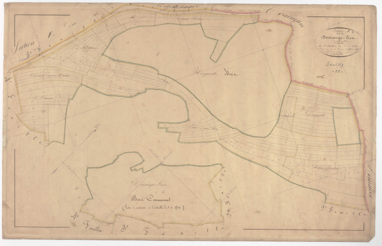 SOUILLY - Section A - de Demange-lieu - feuille 01