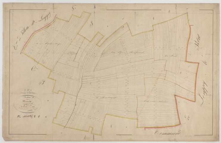 LOUPPY-LE-CHÂTEAU - Section A des Monts feuille 07
