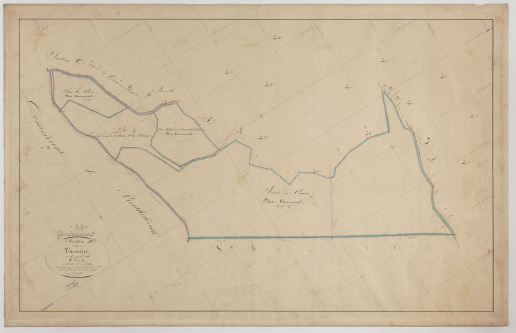 GONDRECOURT - Section B de Vaurine feuille 06