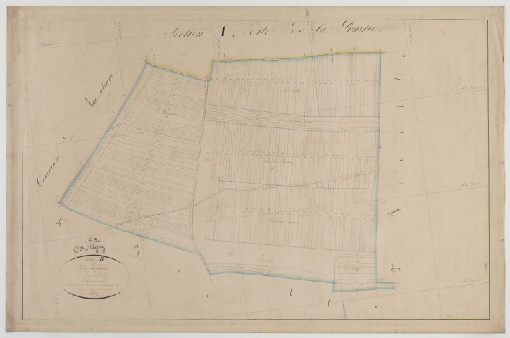 UGNY - Section B des Varennes feuille 03