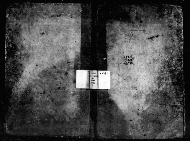 Baptêmes, Mariages, Sépultures (1721-1730)