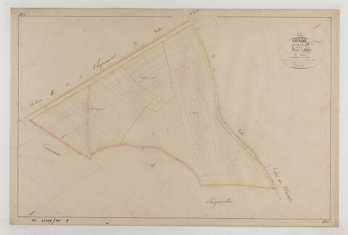 CONDE - Section D du Bois L' Abbé feuille 06