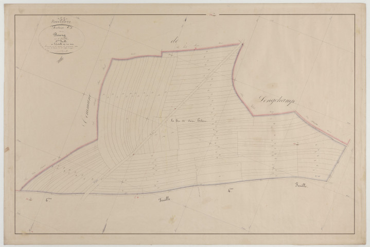 PIERREFITTE - Section C du Bourg feuille 05