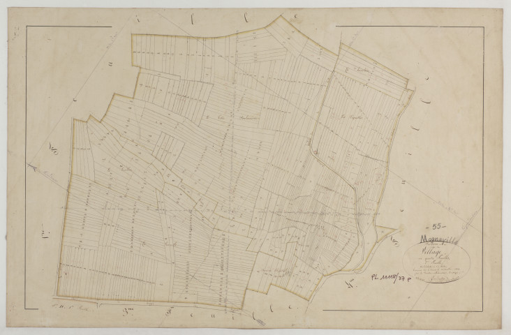 MOGNEVILLE - Section A du Village feuille 02