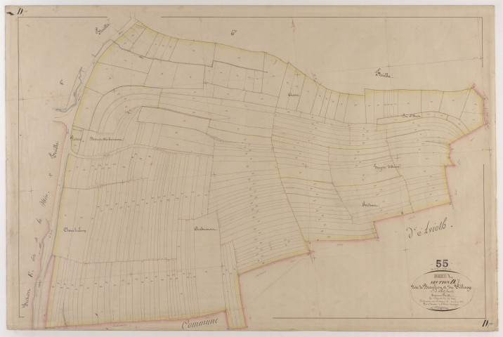 BREUX - Section D - Beaufroy et du Village - feuille 07