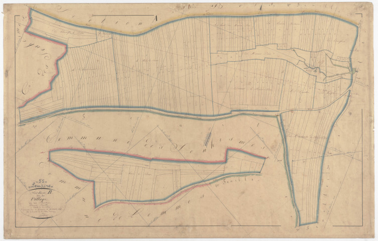 LEMPIRE - Section B - du Village - feuille 01
