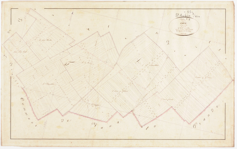 SAINT-AUBIN - Section C de la Côte feuille 03