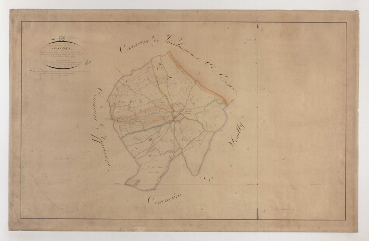 OSCHES - Tableau d'assemblage - feuille 01