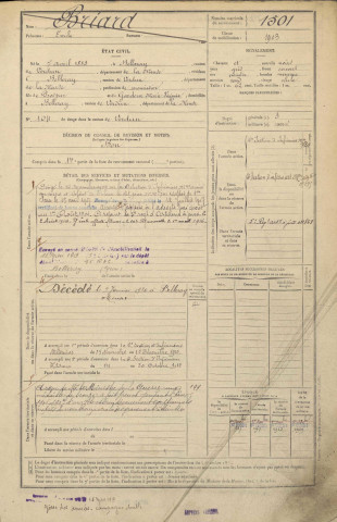 1903 - Registre matricules n° 1501-1871