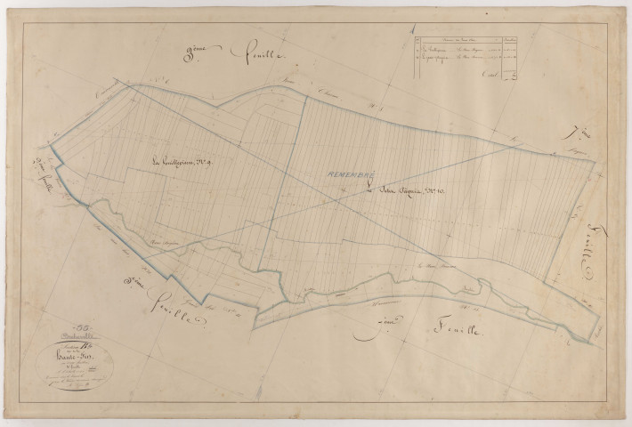 BREHEVILLE - Section B - de la Haute-Fin - feuille 04