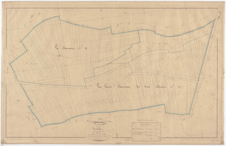 ROMAGNE-SOUS-LES-COTES - Section B - des Sartelles - feuille 10