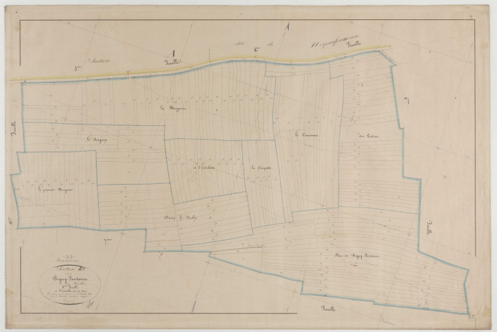 PIERREFITTE - Section B de Bigny-Fontaine feuille 08