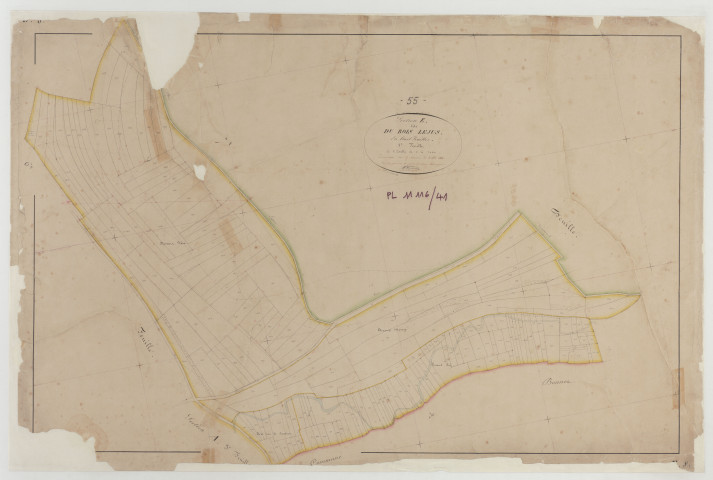 MANDRES - Section E du Bois Lejus feuille 08