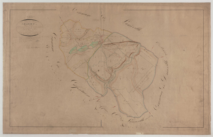 CHASSEY - Tableau d'assemblage feuille 01