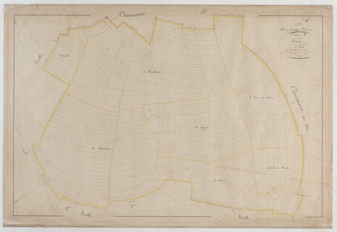 LONGCHAMPS - Section A des Grêves feuille 01