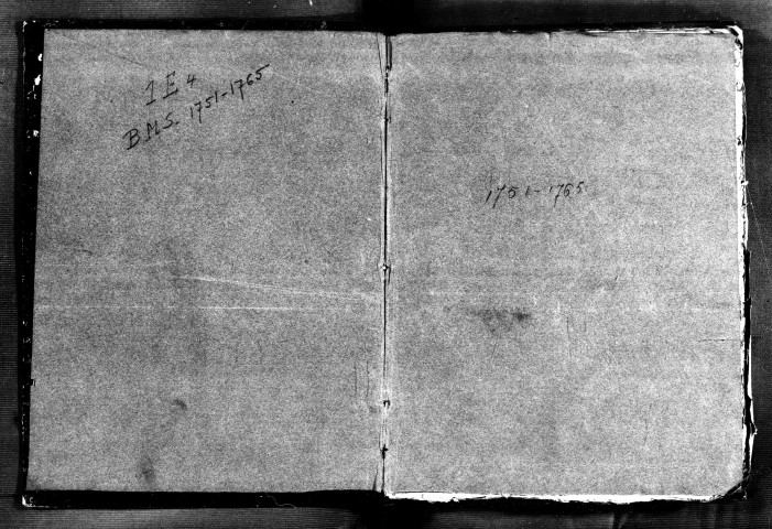 Baptêmes, Mariages, Sépultures (1751-1765)