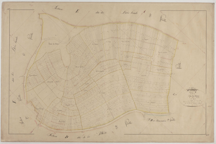 BUXIERES - Section A la Côte des Bûres feuille 01