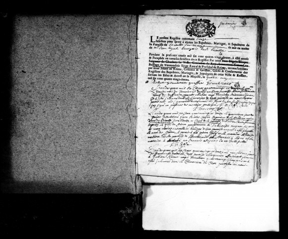 Baptêmes, Mariages, Sépultures (1692-1754)