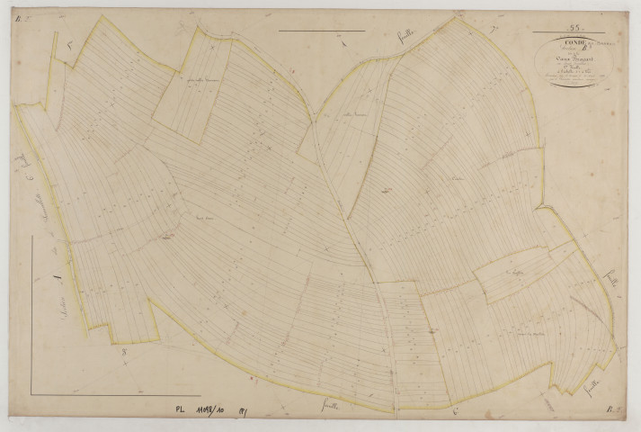 CONDE - Section B la Vaux Bracart feuille 02