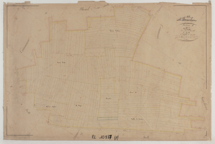 BOUCHON (LE) - Section A du Village feuille 01