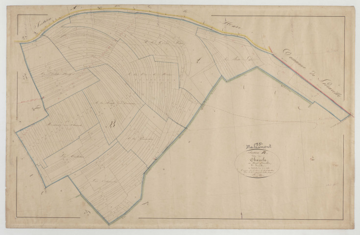 MALAUMONT - Section B des Chanels feuille 01