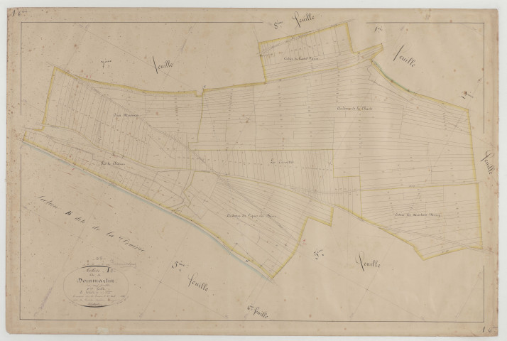 TROUSSEY - Section A de Dommartin feuille 06