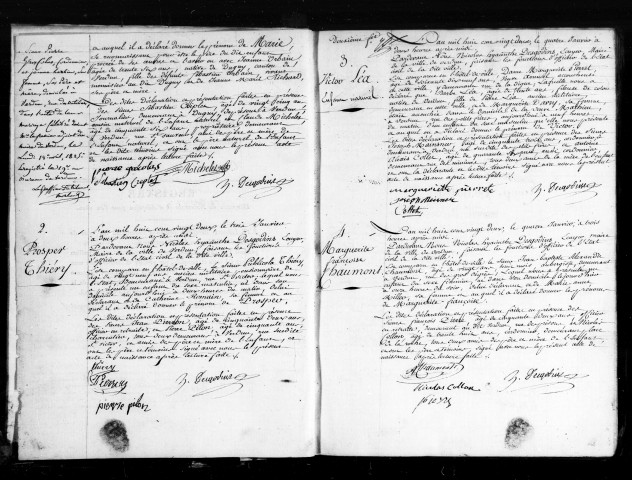 Naissances, Mariages, Décès (1822-1822)