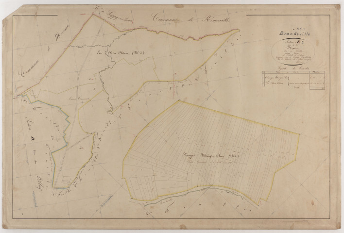 BRANDEVILLE - Section A - de la Prairie - feuille 01