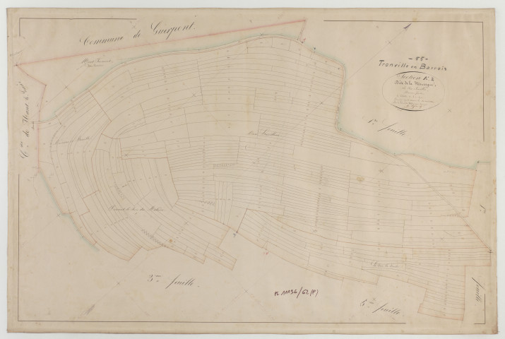 TRONVILLE - Section E de la Montagne feuille 02