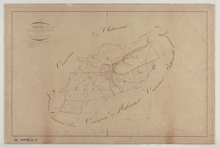 FLEURY-SUR-AIRE - Tableau d'assemblage feuille 01