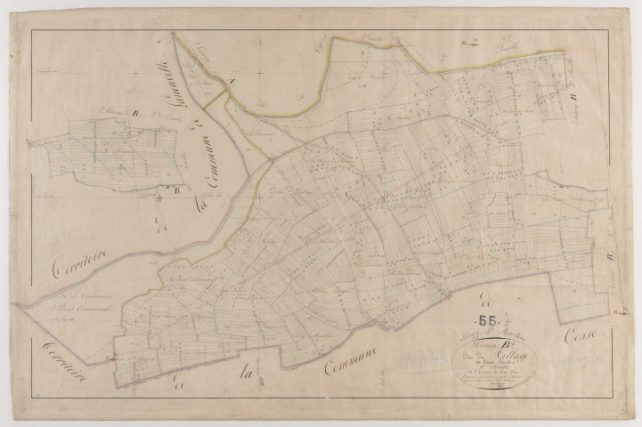 LUZY - Section B - du Village - feuille 01