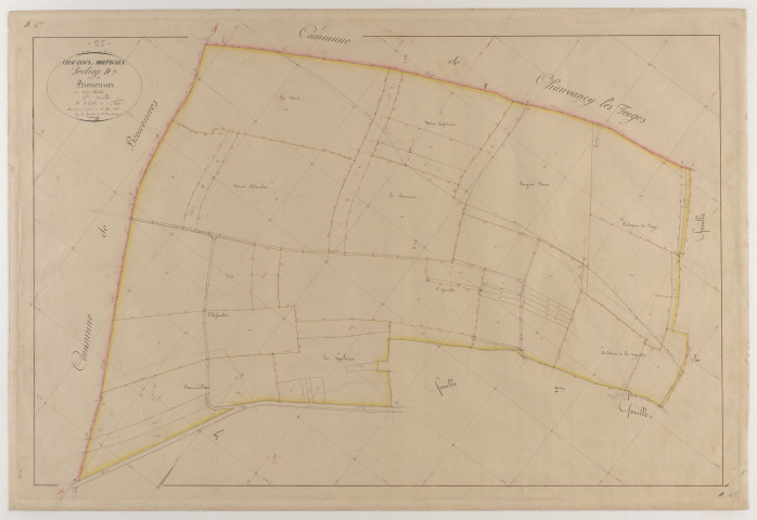 CHAUVENCY-LE-CHÂTEAU - Section D - de Brouennes - feuille 04