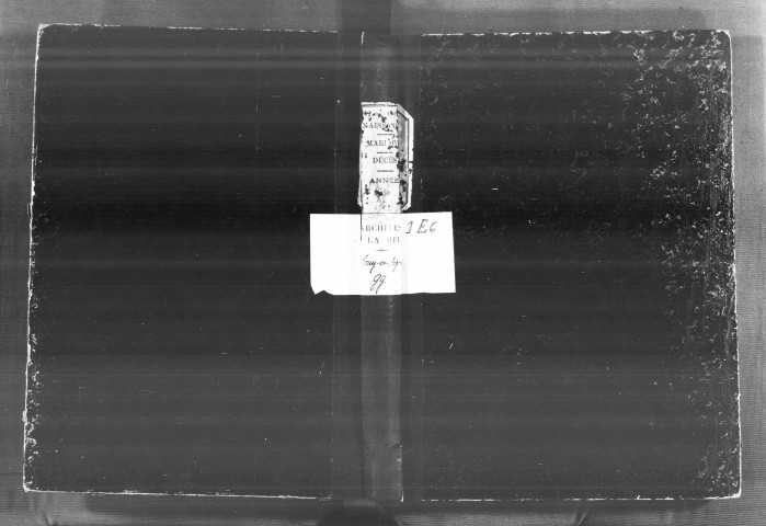 Baptêmes, Mariages, Sépultures (1780-1792)