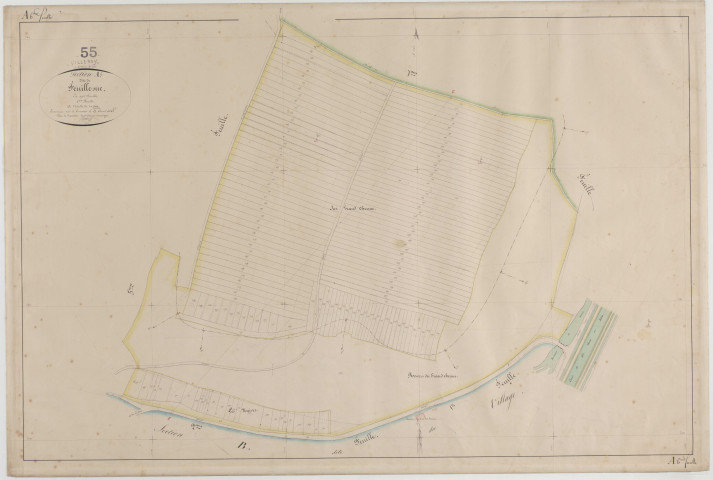 VILLEROY - Section A de Feuille-Sue feuille 06