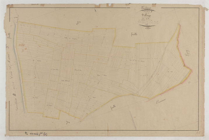 FOUCHERES - Section A du Village feuille 06