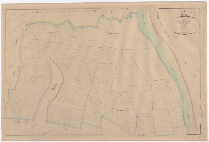 FORGES - Section B - devant Régnéville - feuille 03