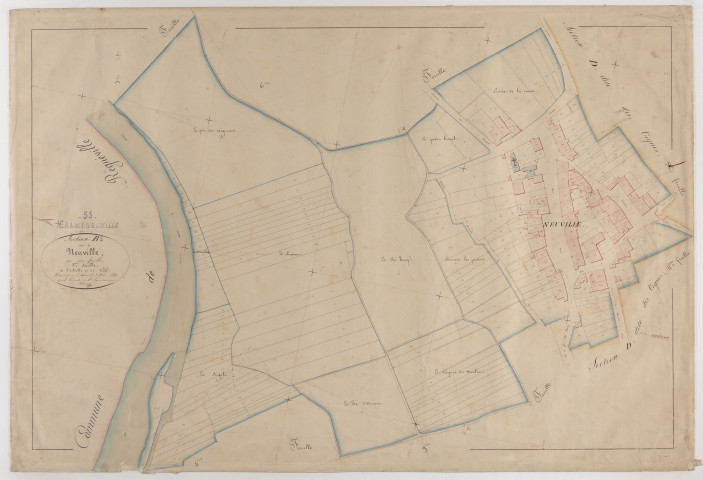 CHAMPNEUVILLE - Section B - de Neuville - feuille 05