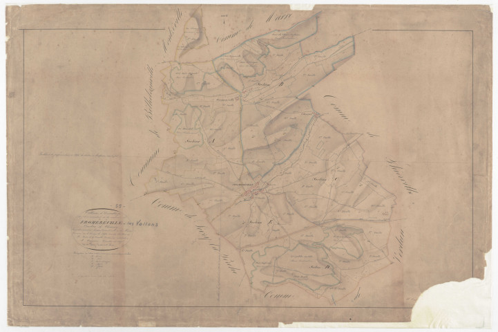 FROMEREVILLE - Tableau d'assemblage - feuille 01