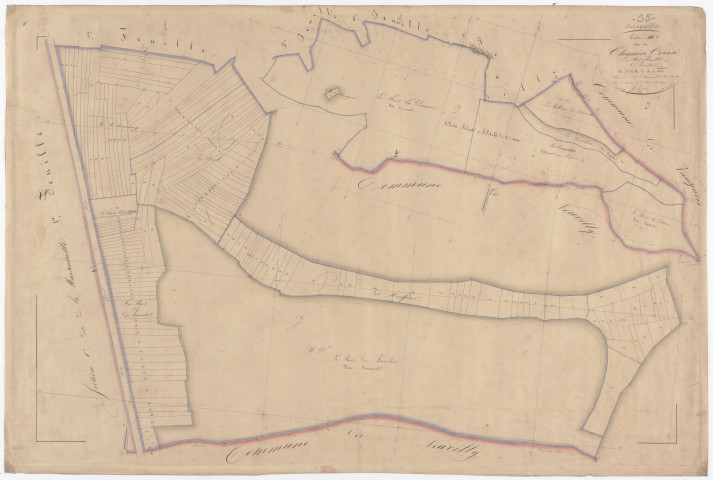 BOUREUILLES - Section B - du Chemin Croisé - feuille 06