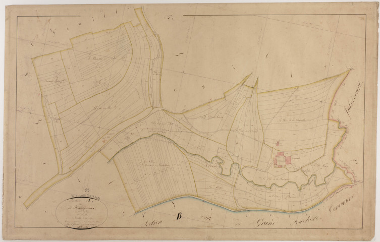 VILLE-SUR-COUSANCES - Section A - de Hamévaux - feuille 09