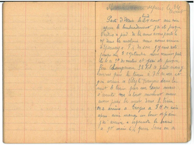 Cartes postales, livret militaire, certificats médical et de bonne conduite relatifs à Jean Boulier, ainsi qu'un plat réalisé par ses soin à partir d'obus.