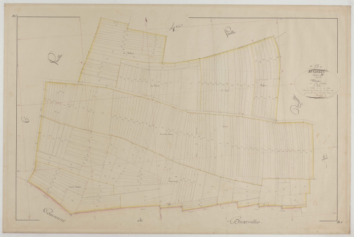 BUXIERES - Section D de la Méze feuille 05