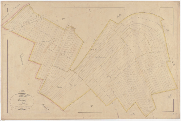 QUINCY - Section D - du Chaufour - feuille 04