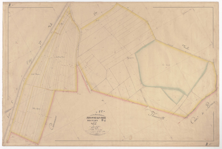 THONNE-LE-THIL - Section B - du Thil - feuille 06