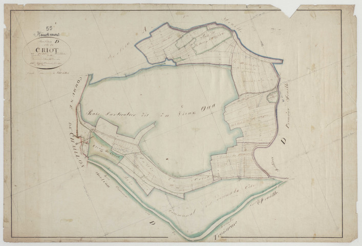 HEUDICOURT - Section D de Criot feuille 04