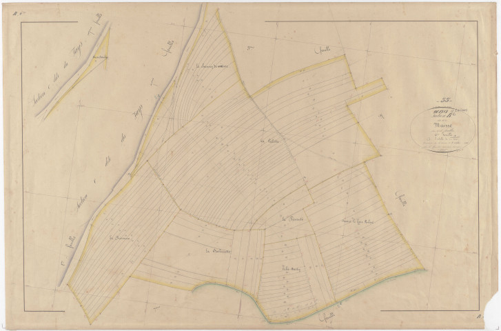 QUINCY - Section B - de la Maisse - feuille 06